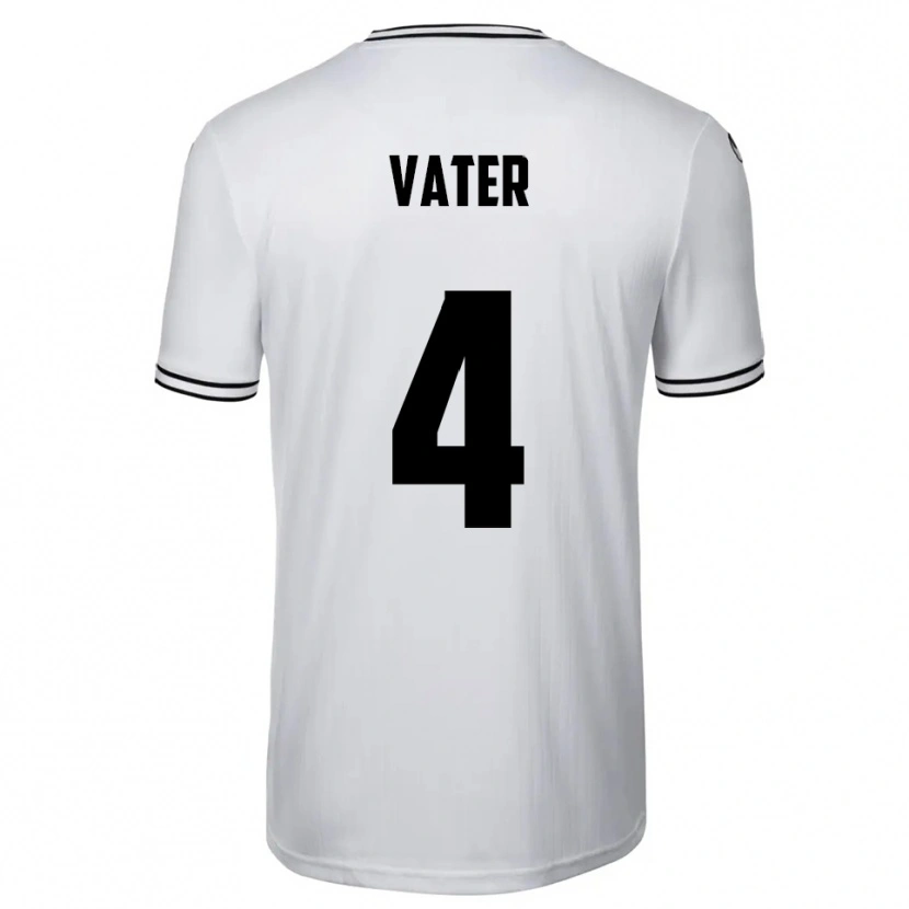 Danxen Mænd Felix Vater #4 Hvid Sort Hjemmebane Spillertrøjer 2025/26 Trøje T-Shirt