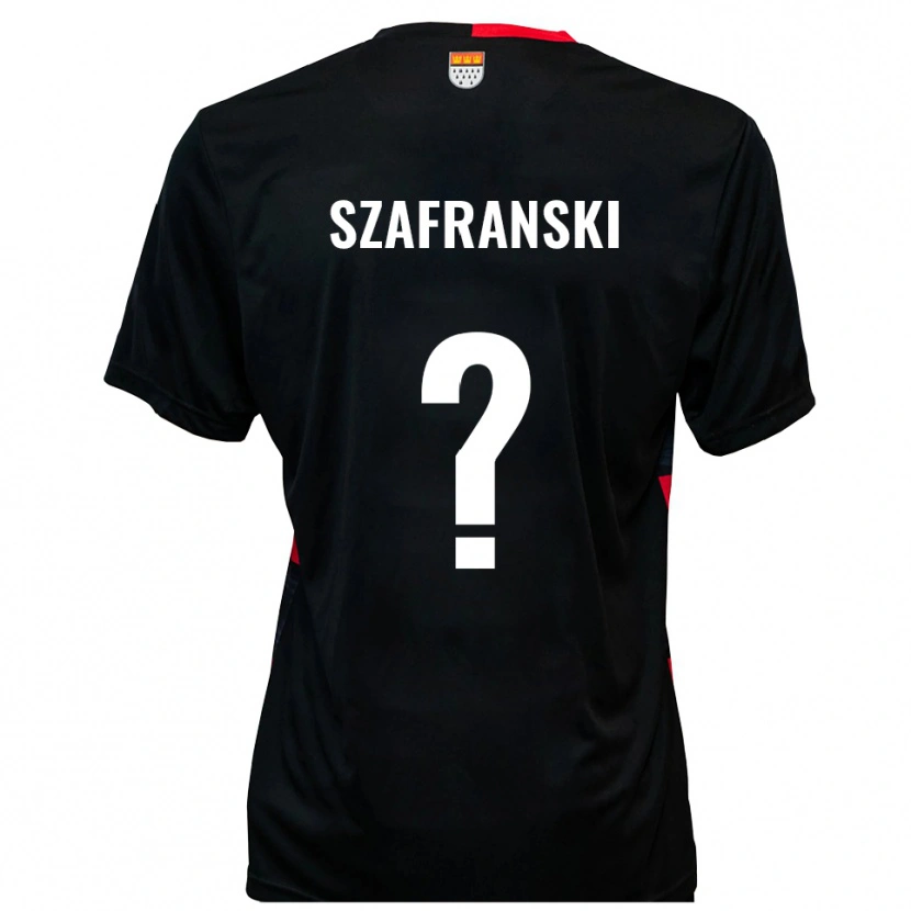 Danxen Mænd Svenja Szafranski #0 Sort Rød Hjemmebane Spillertrøjer 2025/26 Trøje T-Shirt