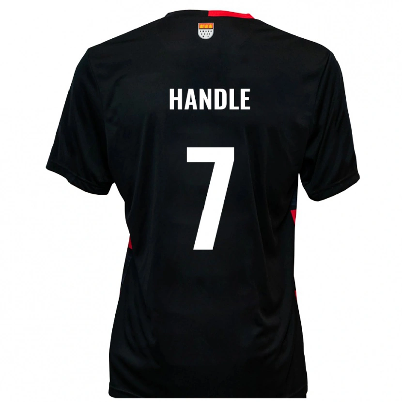 Danxen Mænd Simon Handle #7 Sort Rød Hjemmebane Spillertrøjer 2025/26 Trøje T-Shirt