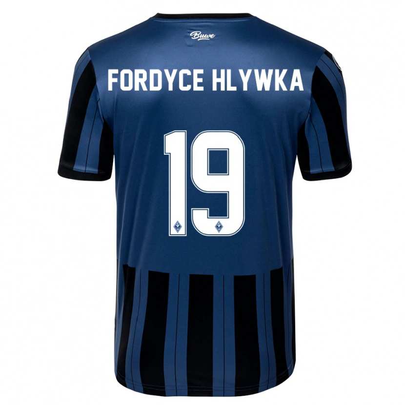 Danxen Mænd Roen Fordyce Hlywka #19 Blå Grå Sort Hjemmebane Spillertrøjer 2025/26 Trøje T-Shirt