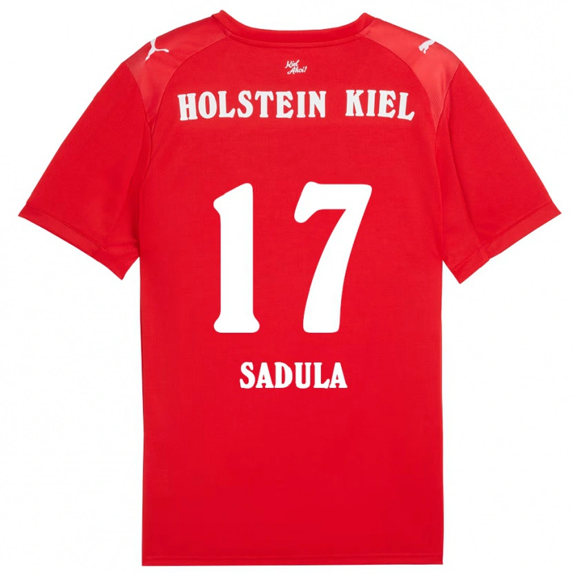 Danxen Mænd Orhun Sadula #17 Rød Blå Udebane Spillertrøjer 2025/26 Trøje T-Shirt