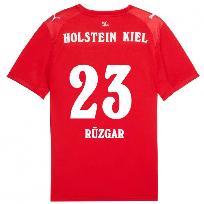 Danxen Mænd Enes Rüzgar #23 Rød Blå Udebane Spillertrøjer 2025/26 Trøje T-Shirt
