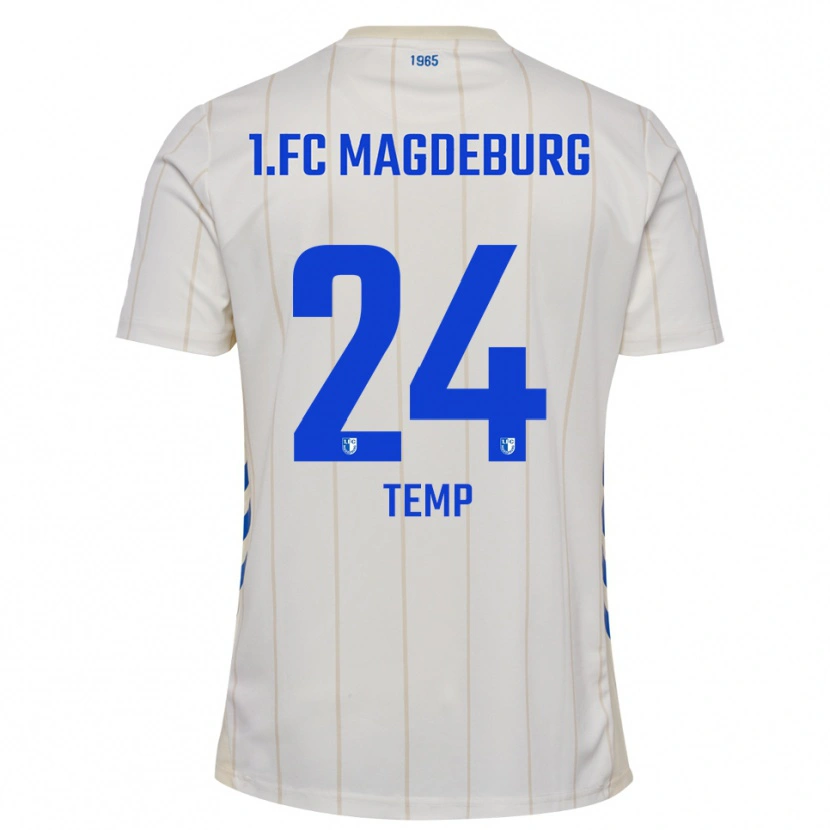 Danxen Mænd Celine Temp #24 Hvid Blå Udebane Spillertrøjer 2025/26 Trøje T-Shirt