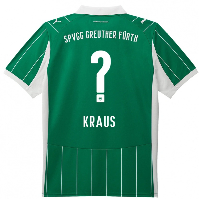 Danxen Mænd Scarlett Kraus #0 Grøn Hvid Udebane Spillertrøjer 2025/26 Trøje T-Shirt