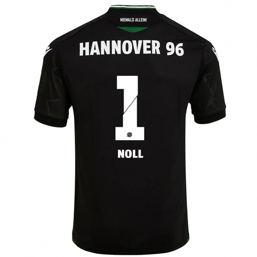 Danxen Mænd Nahuel Noll #1 Sort Grøn Udebane Spillertrøjer 2025/26 Trøje T-Shirt
