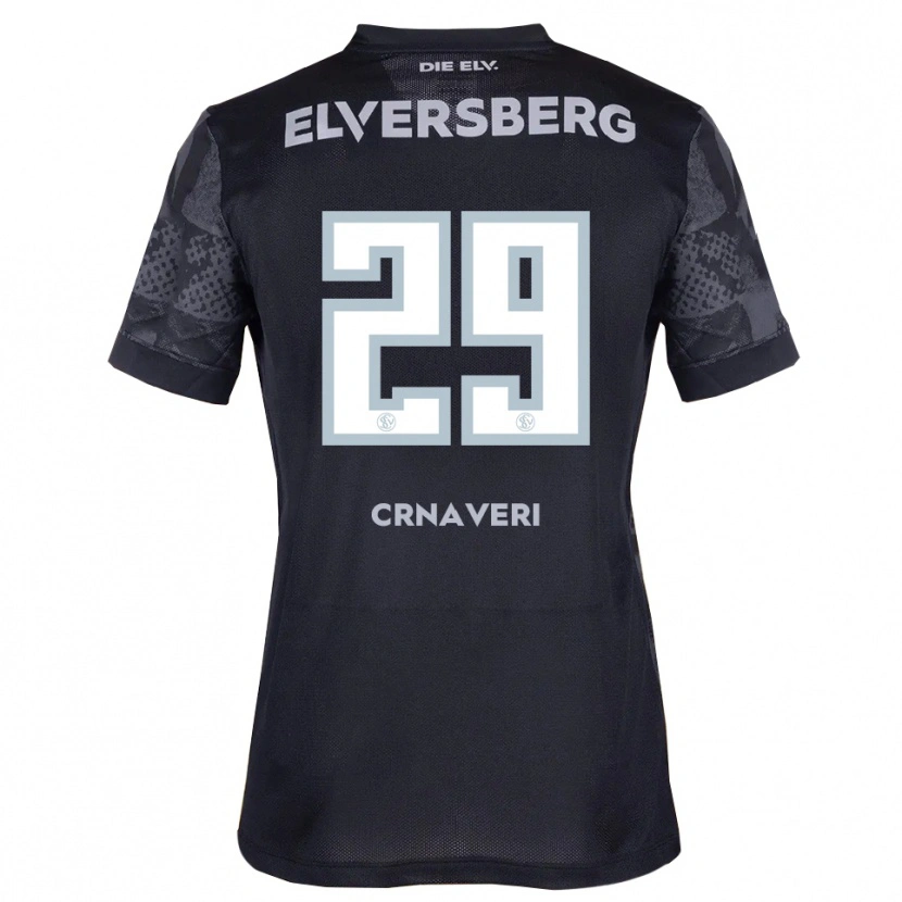 Danxen Mænd Laureta Crnaveri #29 Sort Grå Udebane Spillertrøjer 2025/26 Trøje T-Shirt