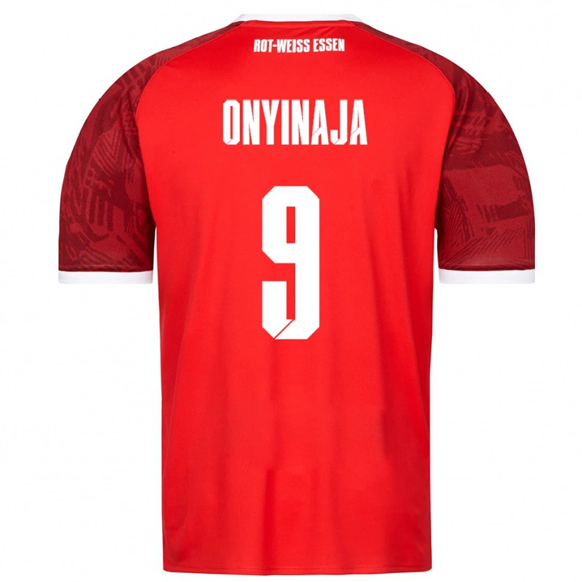 Danxen Mænd Leonard Onyinaja #9 Rød Burgundy Hvid Udebane Spillertrøjer 2025/26 Trøje T-Shirt