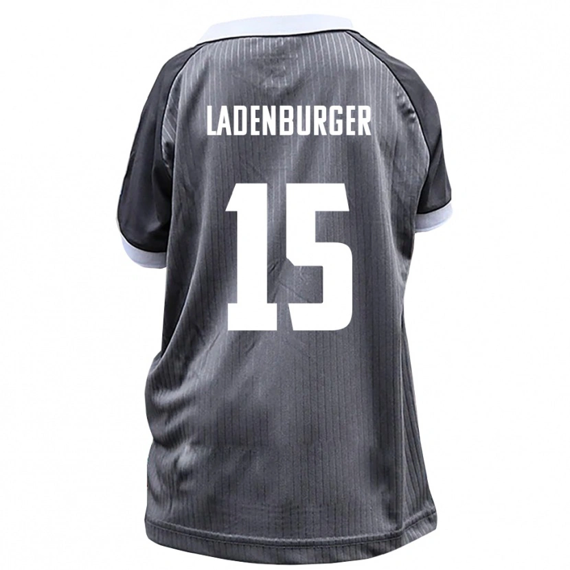 Danxen Mænd Linus Ladenburger #15 Grå Hvid Udebane Spillertrøjer 2025/26 Trøje T-Shirt