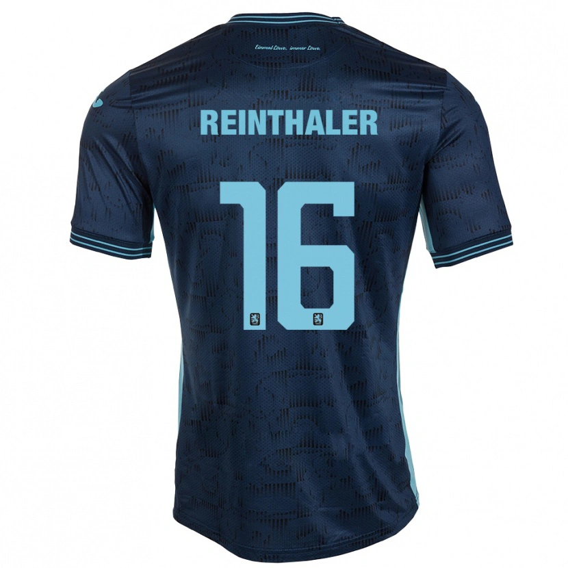 Danxen Mænd Max Reinthaler #16 Royal Blå Udebane Spillertrøjer 2025/26 Trøje T-Shirt