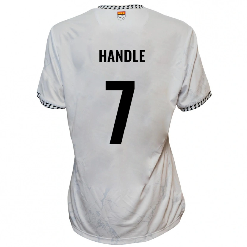 Danxen Mænd Simon Handle #7 Hvid Sort Udebane Spillertrøjer 2025/26 Trøje T-Shirt