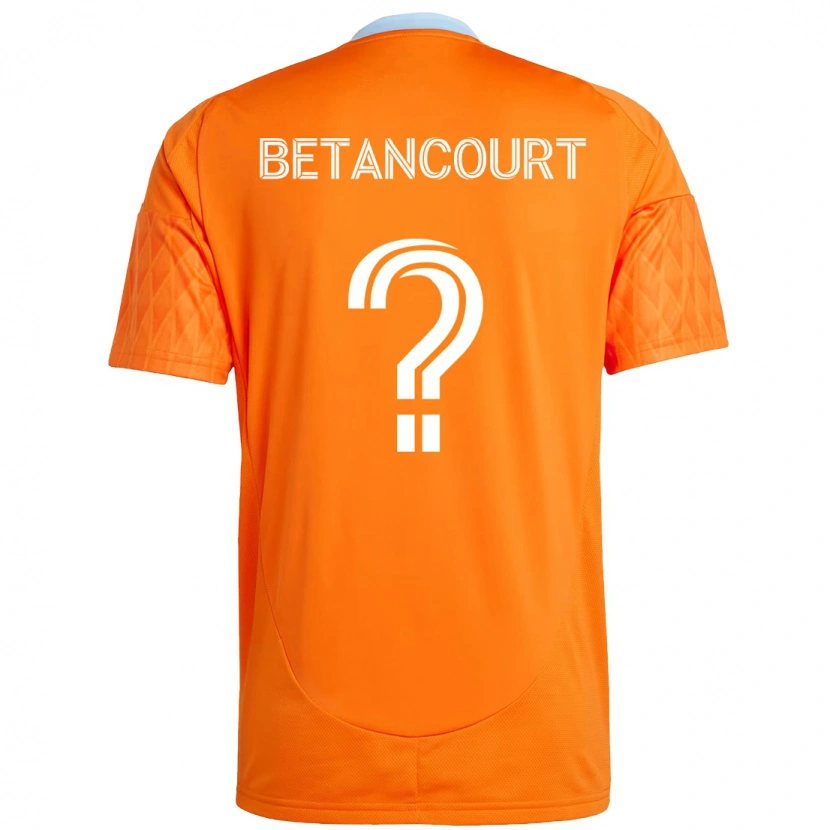 Danxen Børn Noah Betancourt #0 Lilla Orange Hjemmebane Spillertrøjer 2025/26 Trøje T-Shirt