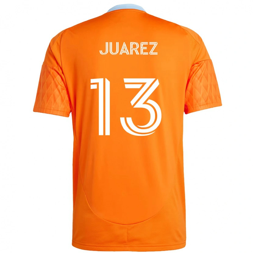 Danxen Børn Jathan Juarez #13 Lilla Orange Hjemmebane Spillertrøjer 2025/26 Trøje T-Shirt