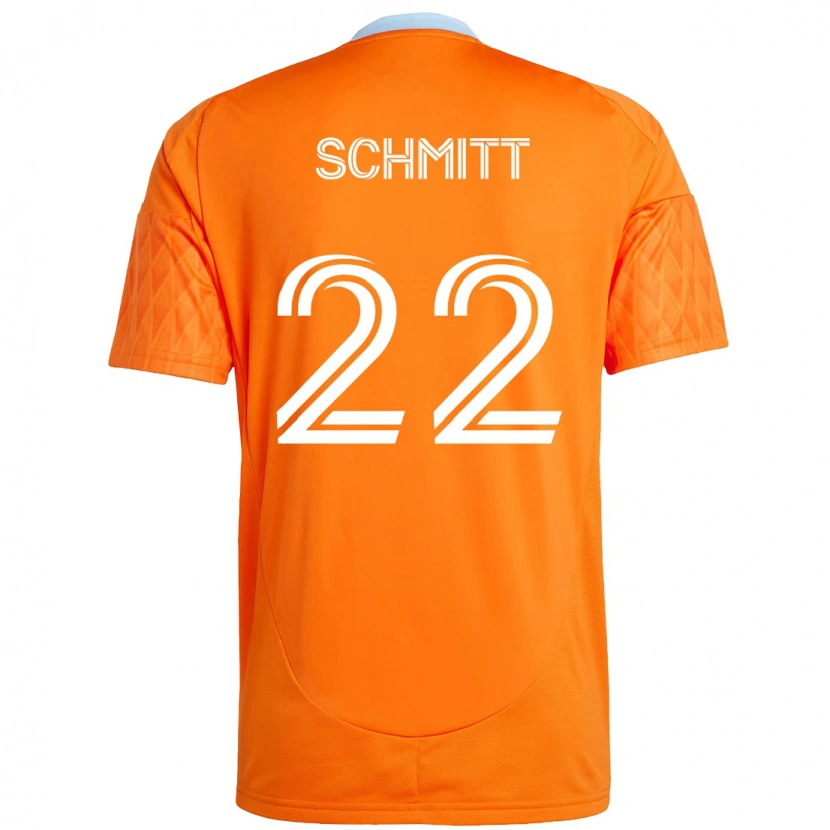Danxen Børn Tate Schmitt #22 Lilla Orange Hjemmebane Spillertrøjer 2025/26 Trøje T-Shirt