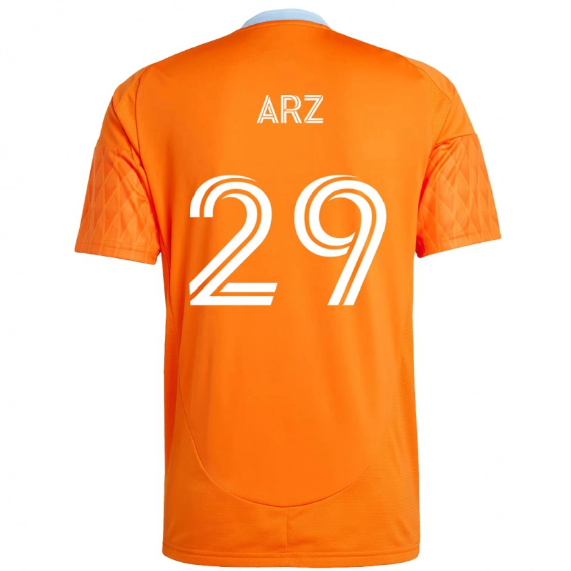 Danxen Børn Exon Arzú #29 Lilla Orange Hjemmebane Spillertrøjer 2025/26 Trøje T-Shirt