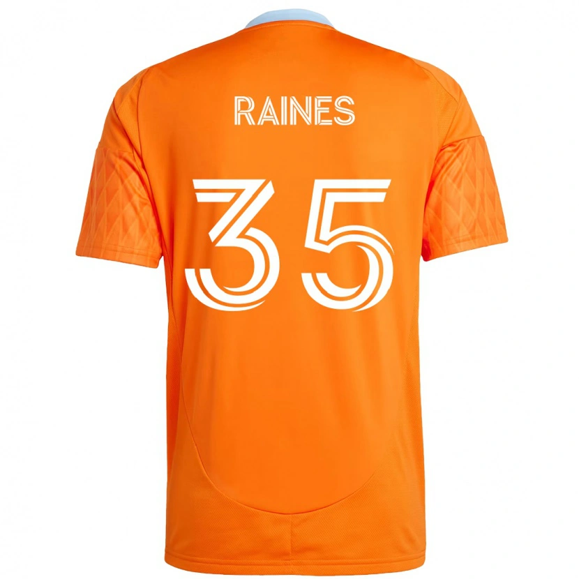 Danxen Børn Brooklyn Raines #35 Lilla Orange Hjemmebane Spillertrøjer 2025/26 Trøje T-Shirt