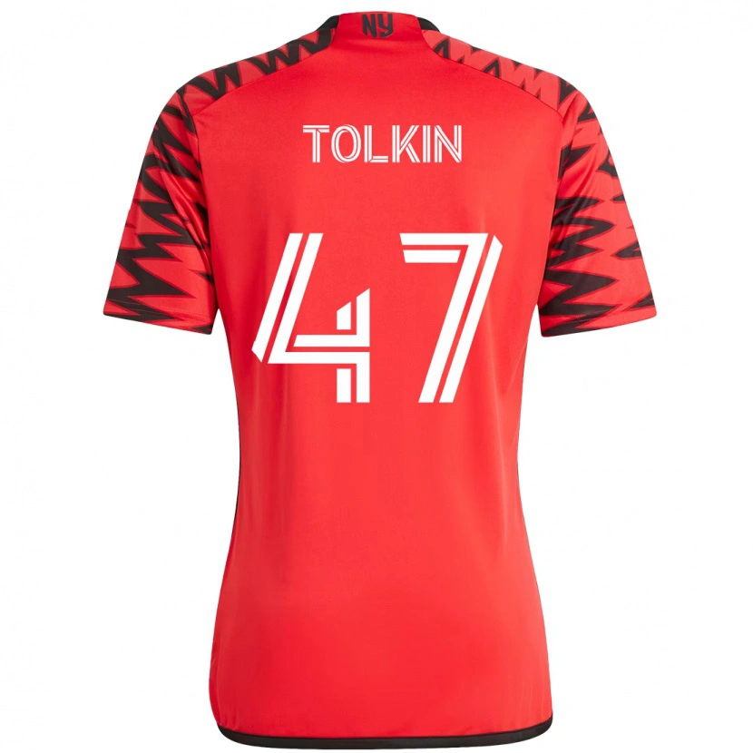 Danxen Børn John Tolkin #47 Beige Sort Hjemmebane Spillertrøjer 2025/26 Trøje T-Shirt