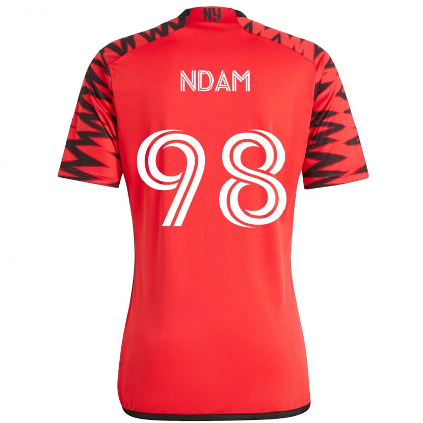 Danxen Børn Hassan Ndam #98 Beige Sort Hjemmebane Spillertrøjer 2025/26 Trøje T-Shirt