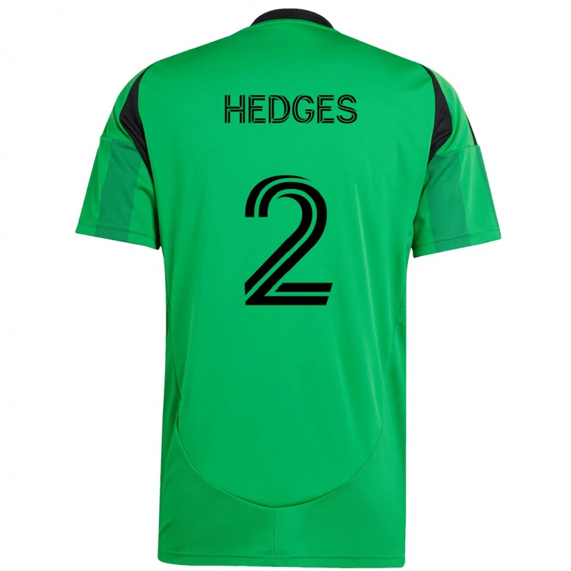 Danxen Børn Matt Hedges #2 Hvid Grøn Hjemmebane Spillertrøjer 2025/26 Trøje T-Shirt