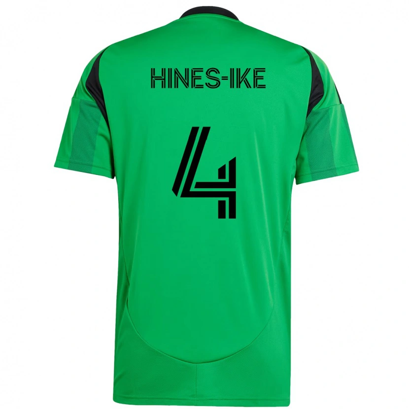 Danxen Børn Brendan Hines-Ike #4 Hvid Grøn Hjemmebane Spillertrøjer 2025/26 Trøje T-Shirt