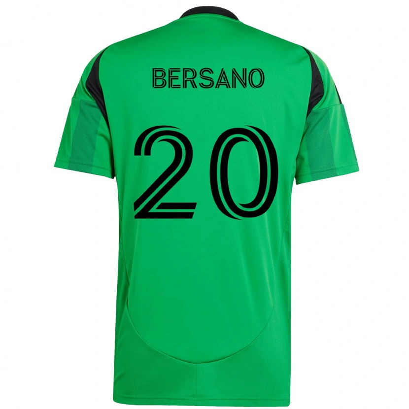 Danxen Børn Matt Bersano #20 Hvid Grøn Hjemmebane Spillertrøjer 2025/26 Trøje T-Shirt