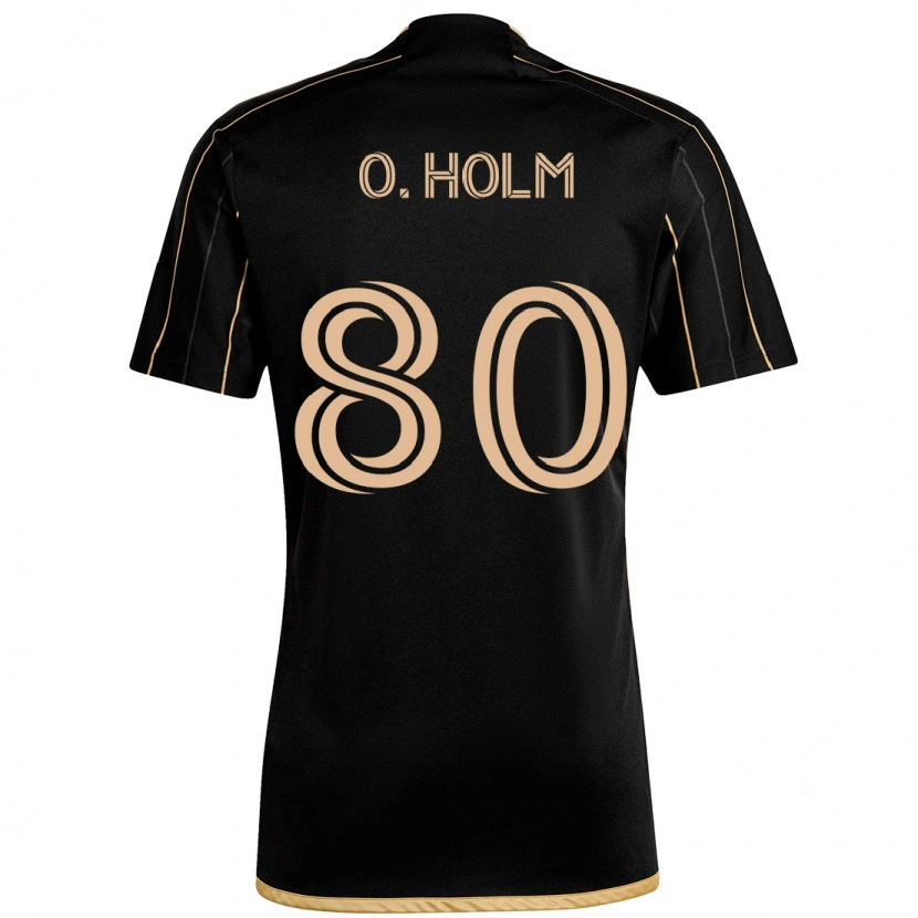 Danxen Børn Odin Thiago Holm #80 Hvid Brun Hjemmebane Spillertrøjer 2025/26 Trøje T-Shirt