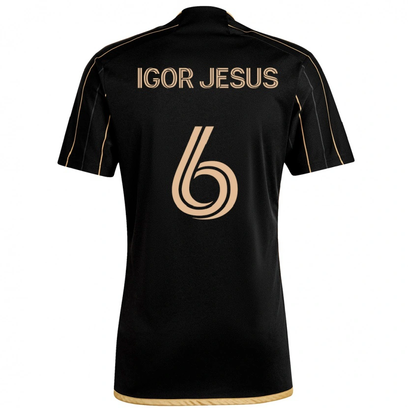 Danxen Børn Igor Jesus #6 Hvid Brun Hjemmebane Spillertrøjer 2025/26 Trøje T-Shirt