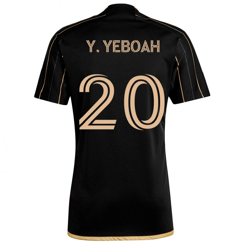 Danxen Børn Yaw Yeboah #20 Hvid Brun Hjemmebane Spillertrøjer 2025/26 Trøje T-Shirt