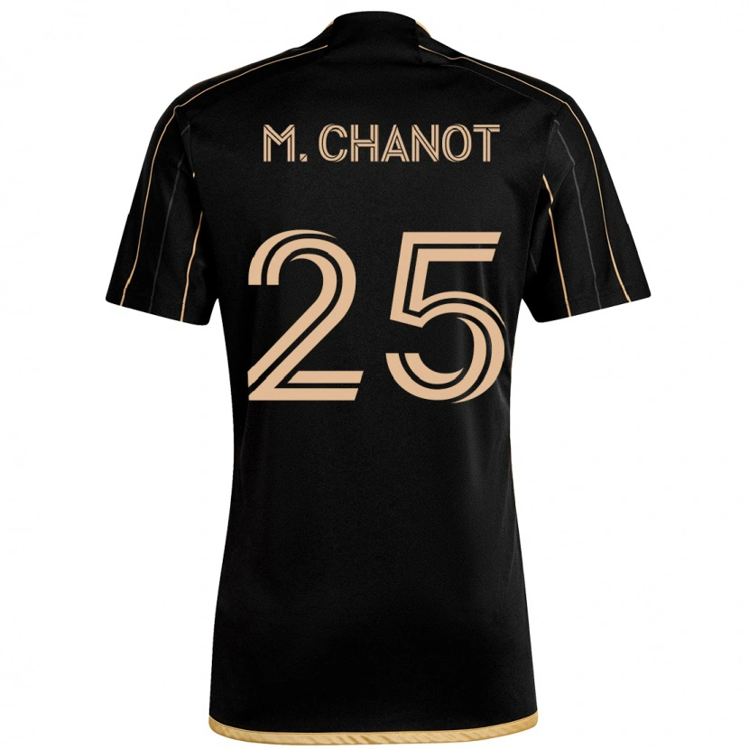 Danxen Børn Maxime Chanot #25 Hvid Brun Hjemmebane Spillertrøjer 2025/26 Trøje T-Shirt