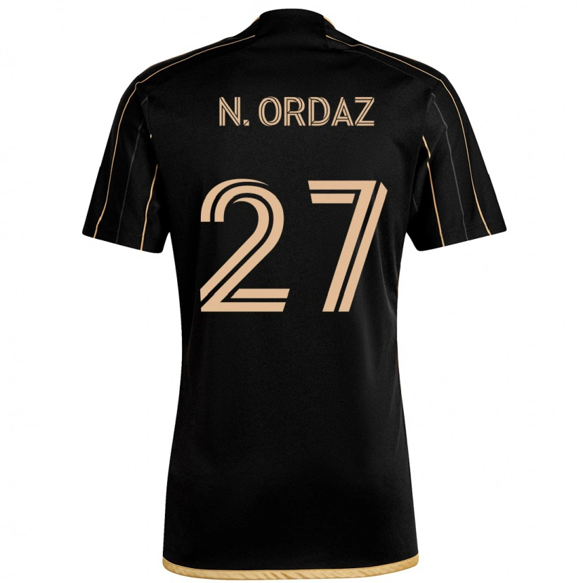 Danxen Børn Nathan Ordaz #27 Hvid Brun Hjemmebane Spillertrøjer 2025/26 Trøje T-Shirt