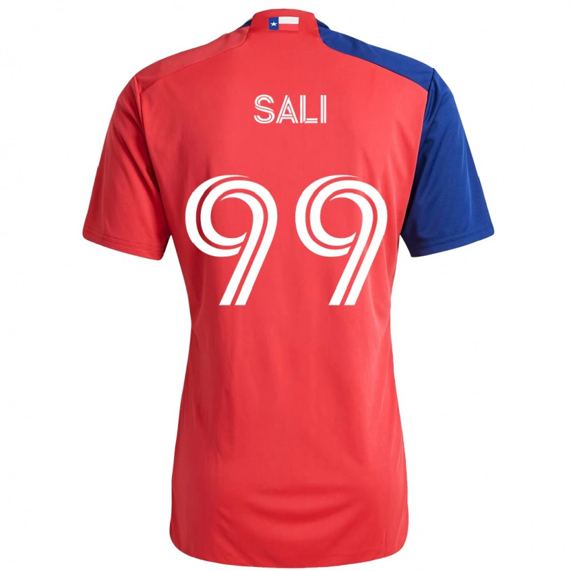 Danxen Børn Enes Sali #99 Lyseblå Rød Hjemmebane Spillertrøjer 2025/26 Trøje T-Shirt