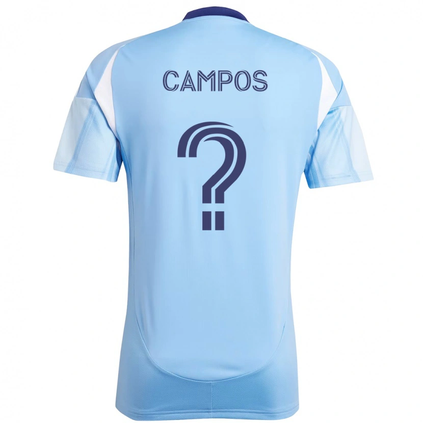 Danxen Børn Adonis Campos #0 Sort Blå Orange Hjemmebane Spillertrøjer 2025/26 Trøje T-Shirt
