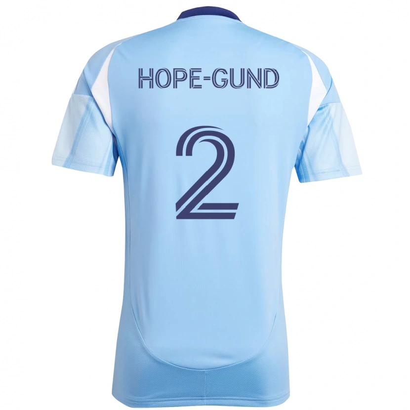 Danxen Børn Rio Hope-Gund #2 Sort Blå Orange Hjemmebane Spillertrøjer 2025/26 Trøje T-Shirt