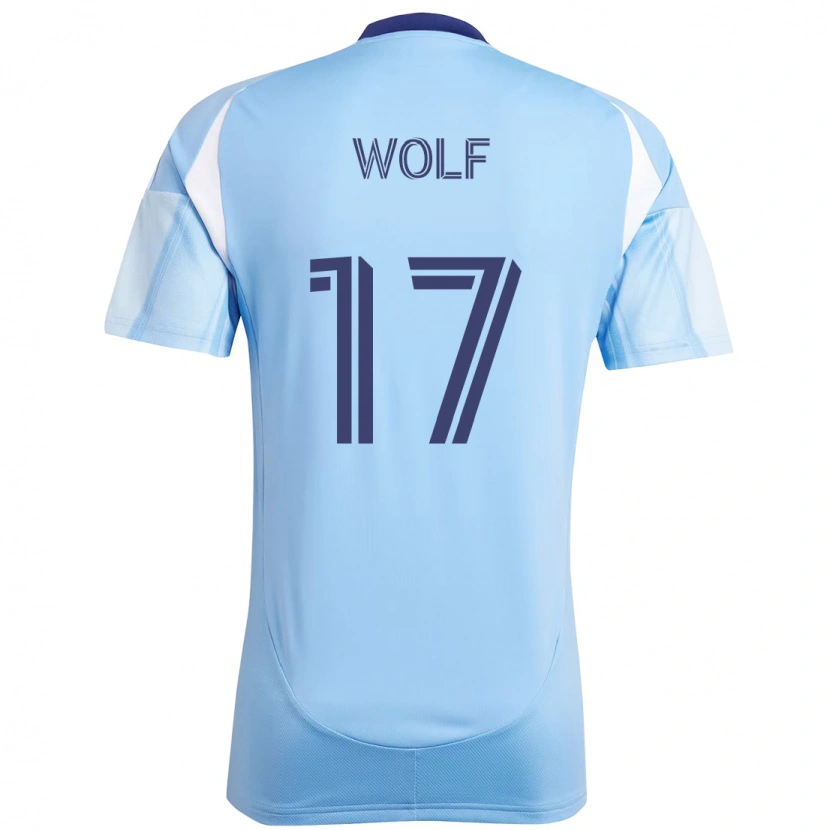 Danxen Børn Hannes Wolf #17 Sort Blå Orange Hjemmebane Spillertrøjer 2025/26 Trøje T-Shirt