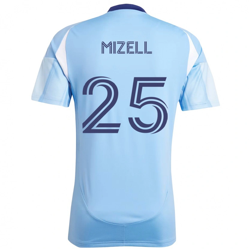 Danxen Børn Cody Mizell #25 Sort Blå Orange Hjemmebane Spillertrøjer 2025/26 Trøje T-Shirt