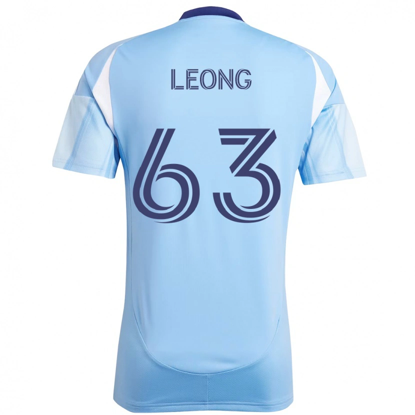 Danxen Børn Matthew Leong #63 Sort Blå Orange Hjemmebane Spillertrøjer 2025/26 Trøje T-Shirt