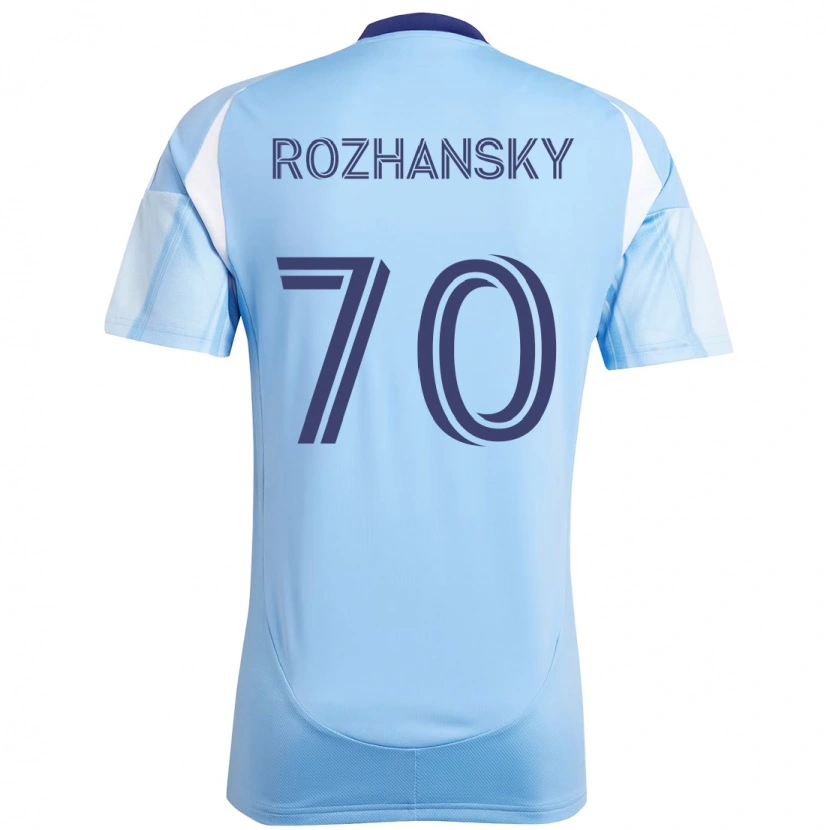 Danxen Børn Jake Rozhansky #70 Sort Blå Orange Hjemmebane Spillertrøjer 2025/26 Trøje T-Shirt