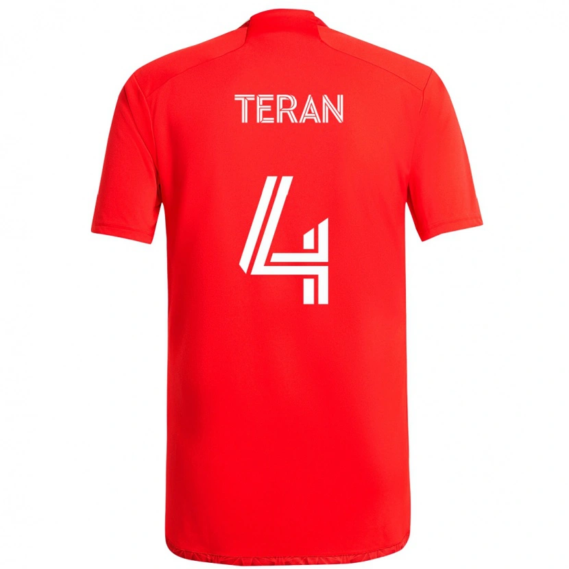 Danxen Børn Carlos Terán #4 Lyseblå Himmelblå Hjemmebane Spillertrøjer 2025/26 Trøje T-Shirt