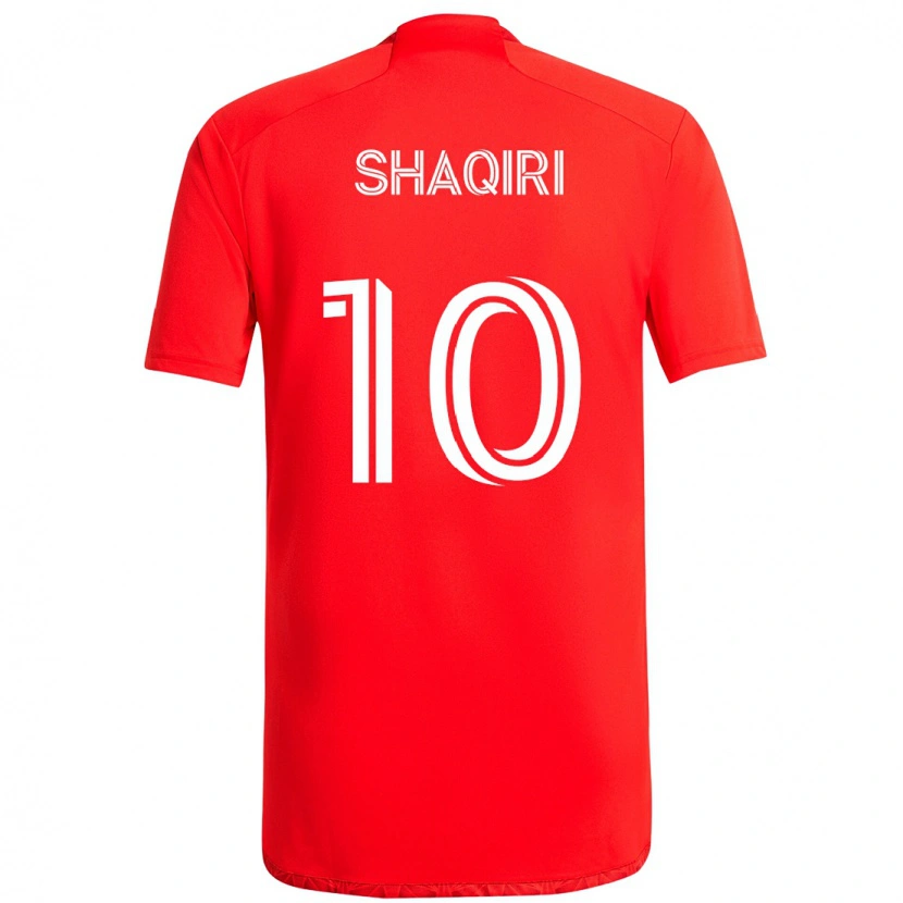 Danxen Børn Xherdan Shaqiri #10 Lyseblå Himmelblå Hjemmebane Spillertrøjer 2025/26 Trøje T-Shirt