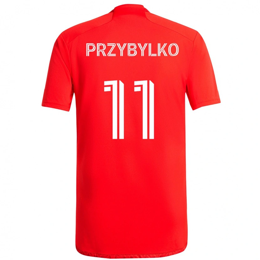 Danxen Børn Kacper Przybylko #11 Lyseblå Himmelblå Hjemmebane Spillertrøjer 2025/26 Trøje T-Shirt
