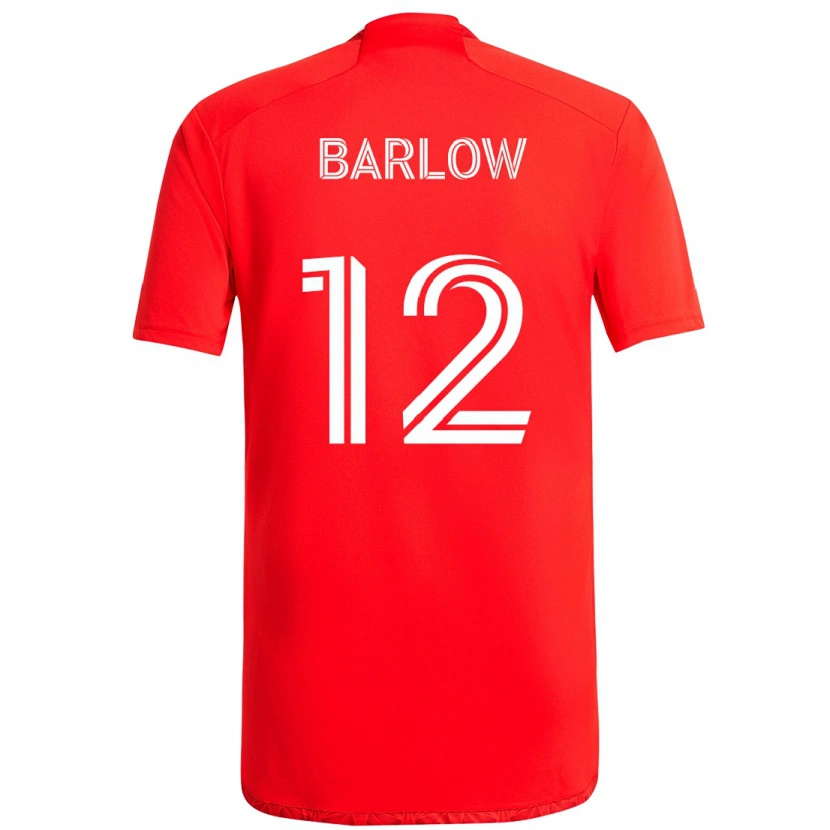 Danxen Børn Tom Barlow #12 Lyseblå Himmelblå Hjemmebane Spillertrøjer 2025/26 Trøje T-Shirt