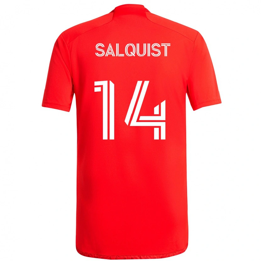 Danxen Børn Tobias Salquist #14 Lyseblå Himmelblå Hjemmebane Spillertrøjer 2025/26 Trøje T-Shirt
