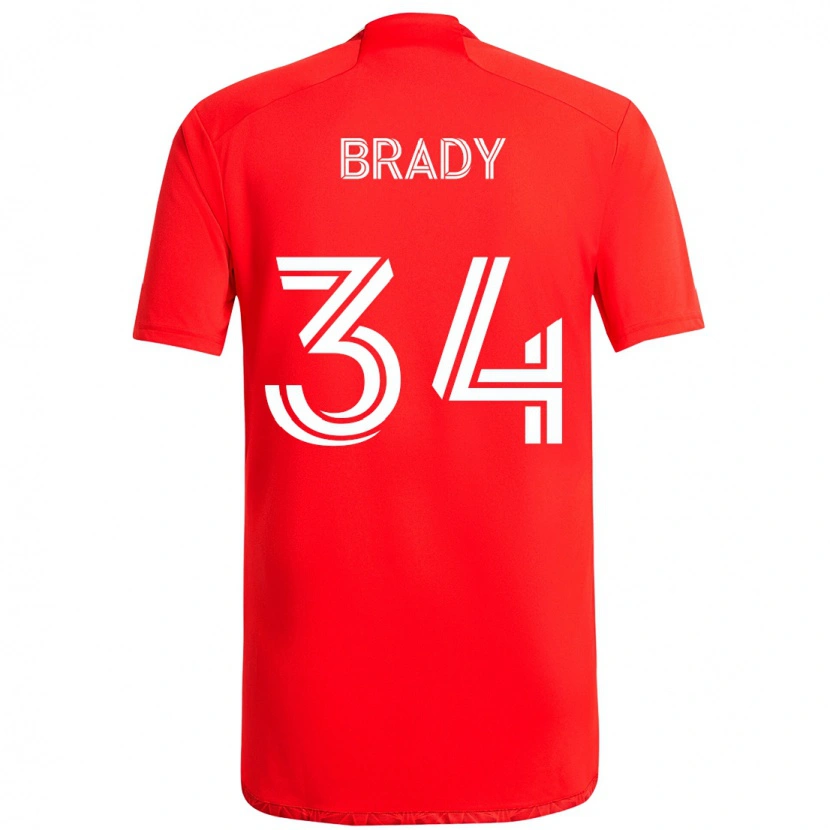 Danxen Børn Chris Brady #34 Lyseblå Himmelblå Hjemmebane Spillertrøjer 2025/26 Trøje T-Shirt