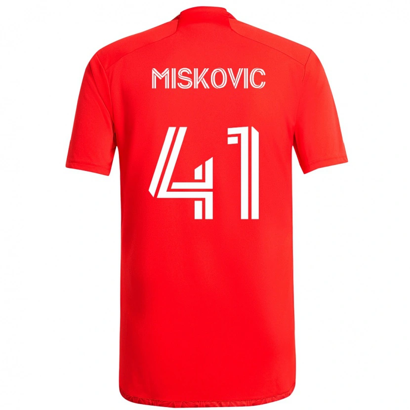 Danxen Børn Mihajlo Miskovic #41 Lyseblå Himmelblå Hjemmebane Spillertrøjer 2025/26 Trøje T-Shirt