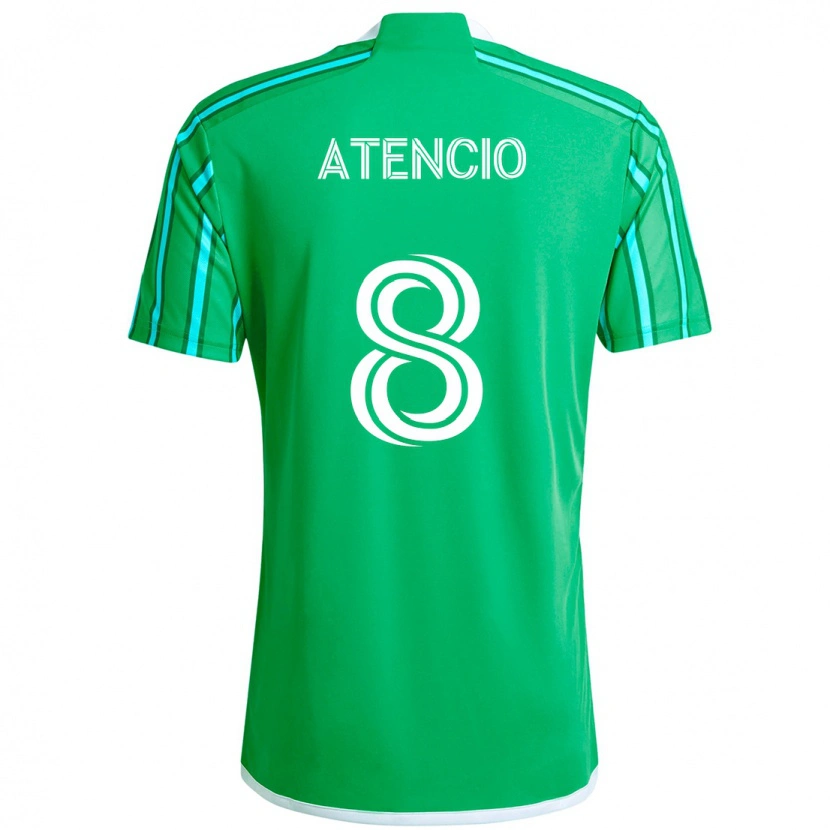 Danxen Børn Josh Atencio #8 Lyseblå Hjemmebane Spillertrøjer 2025/26 Trøje T-Shirt
