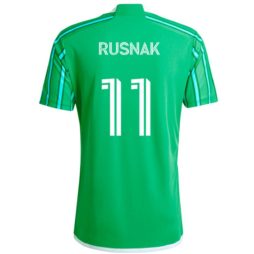 Danxen Børn Albert Rusnák #11 Lyseblå Hjemmebane Spillertrøjer 2025/26 Trøje T-Shirt