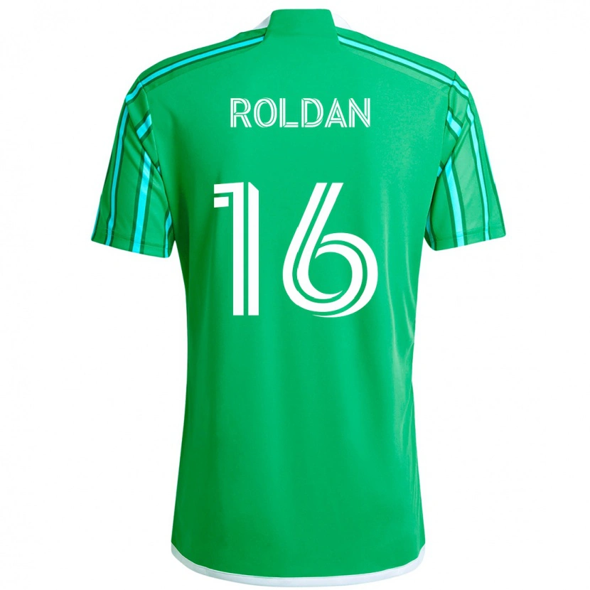 Danxen Børn Álex Roldán #16 Lyseblå Hjemmebane Spillertrøjer 2025/26 Trøje T-Shirt