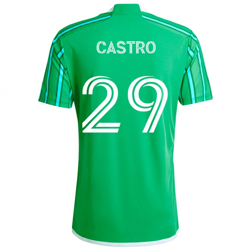 Danxen Børn Jacob Castro #29 Lyseblå Hjemmebane Spillertrøjer 2025/26 Trøje T-Shirt