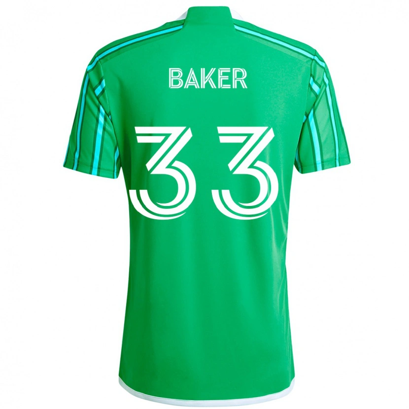Danxen Børn Cody Baker #33 Lyseblå Hjemmebane Spillertrøjer 2025/26 Trøje T-Shirt