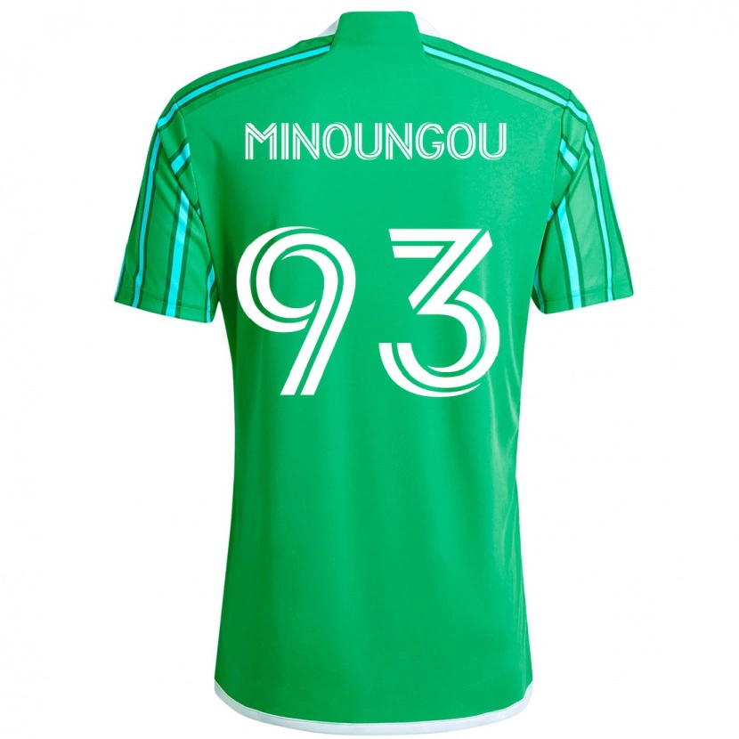 Danxen Børn Georgi Minoungou #93 Lyseblå Hjemmebane Spillertrøjer 2025/26 Trøje T-Shirt