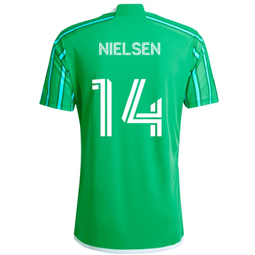 Danxen Børn Taylor Nielsen #14 Lyseblå Hjemmebane Spillertrøjer 2025/26 Trøje T-Shirt